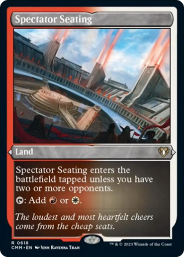 Spectator Seating (Foil Etched) [Commander Masters] 