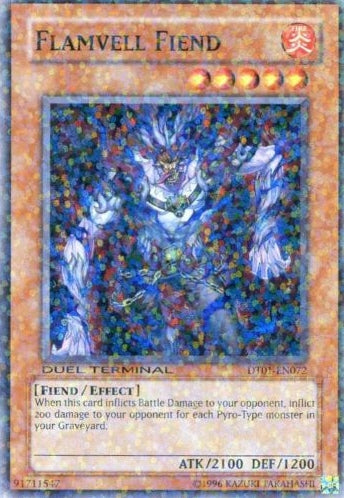 Flamvell Fiend [DT01-EN072] Super Rare 