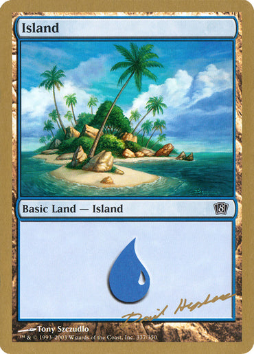 Island (dh337) (Dave Humpherys) [World Championship Decks 2003] 