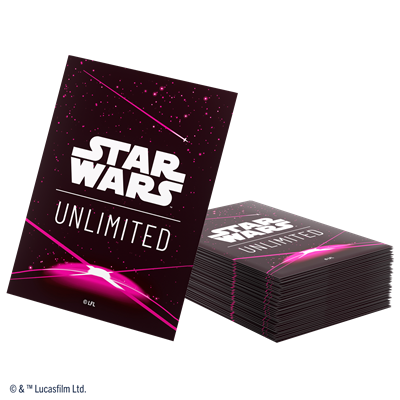 Star Wars: Unlimited Art Sleeves - Card Back Magenta