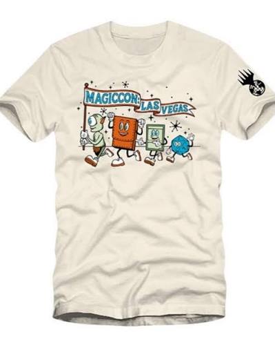 Playera Magicon las vegas blanca