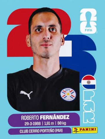 #PAR002 | Panini | Fifa World Cup Stickers | 2026 | Roberto FERNANDEZ | Paraguay