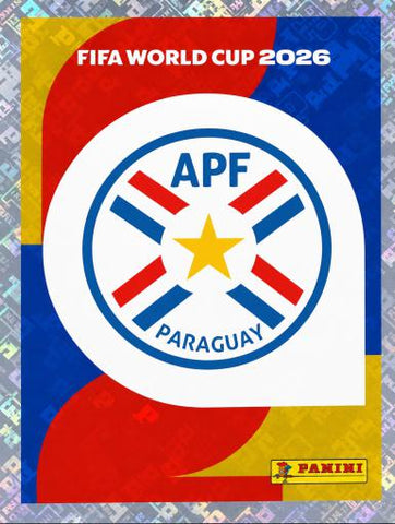 #PAR001 | Panini | Fifa World Cup Stickers | 2026 | Emblem | Paraguay | Foil