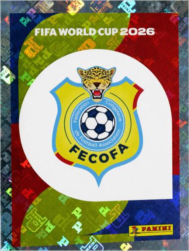 #COD001 | Panini | Fifa World Cup Stickers | 2026 | Emblem | Rep. Congo | Foil