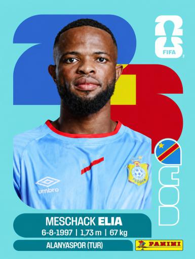 #COD015 | Panini | Fifa World Cup Stickers | 2026 | Meschack ELIA | Rep. Congo