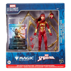 Marvel Legends Magic: The Gathering Action Figure Mary Jane Watson (Iron Spider) (plus Exclusive Foil Card)
