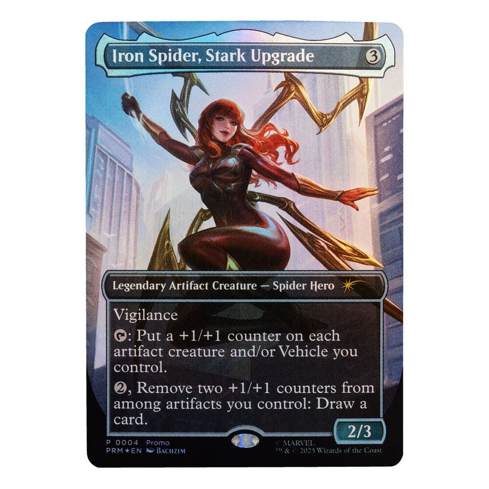 Marvel Legends Magic: The Gathering Action Figure Mary Jane Watson (Iron Spider) (plus Exclusive Foil Card)
