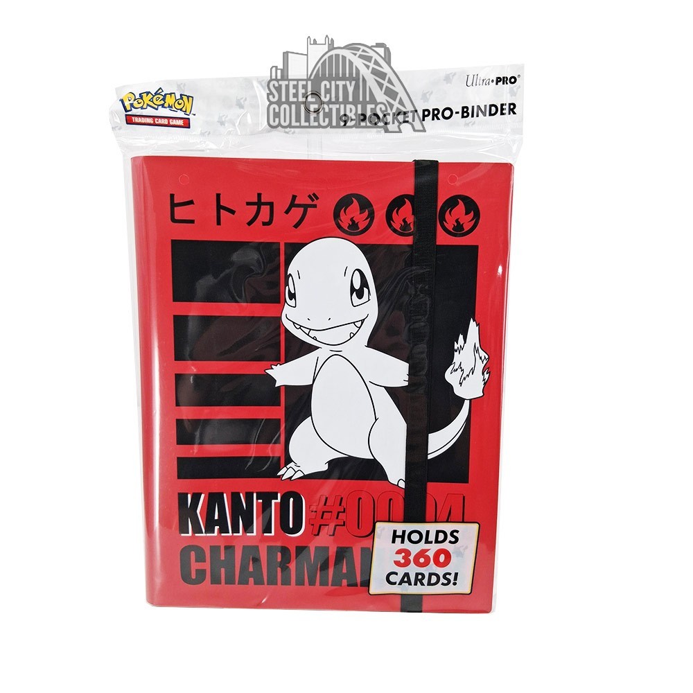 Ultra PRO: 9-Pocket PRO-Binder - Pokemon Kanto (Charmander)