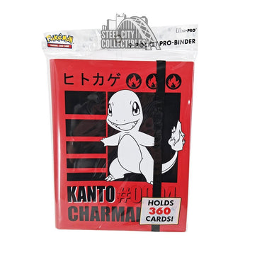 Ultra PRO: 9-Pocket PRO-Binder - Pokemon Kanto (Charmander)