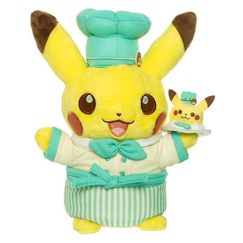 Plush Pastry Chef Pikachu Sweets by Pokémon Cafe