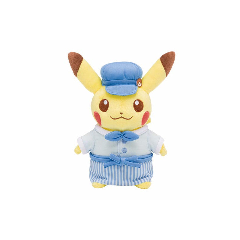 Plush Pikachu Blue Pokemon Cafe Limited Edition
