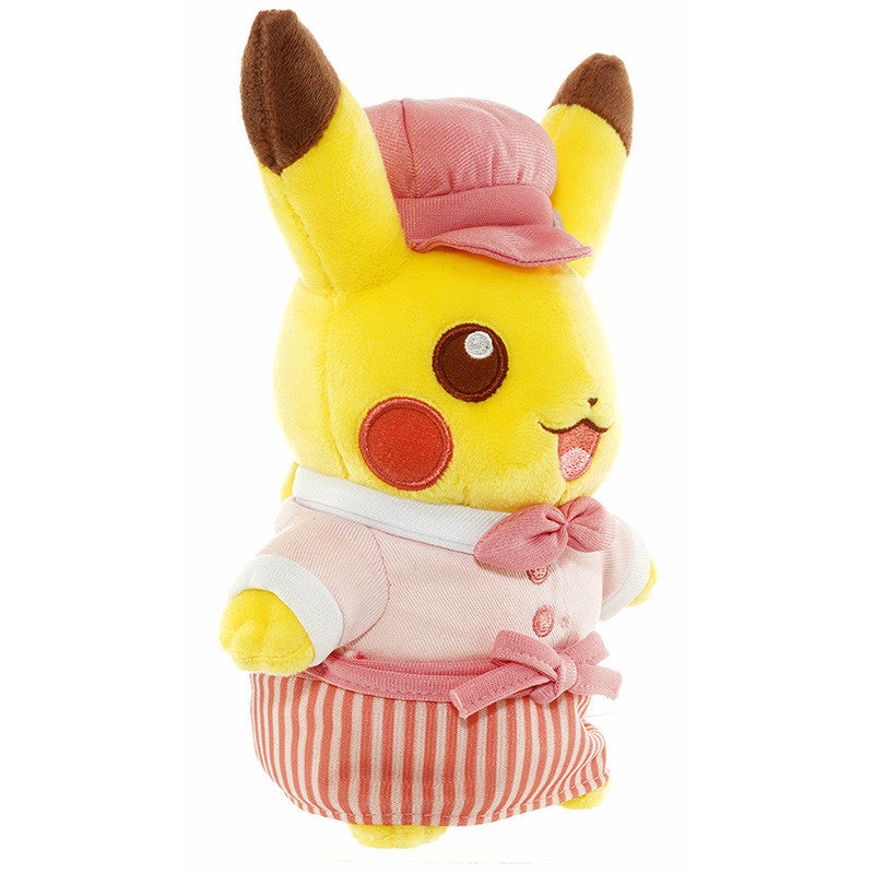 Plush Pikachu Pink Pokemon Cafe Limited Edition