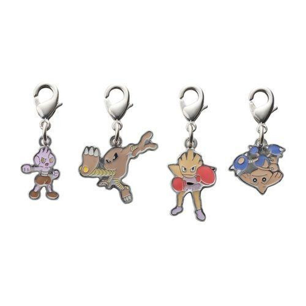 Pokemon Center Original National Pokedex Metal Charm 236- 106- 107- 237