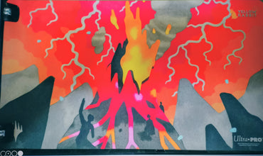 Playmat by Ultra PRO - Volcanic Storm - Yellow Rabbit