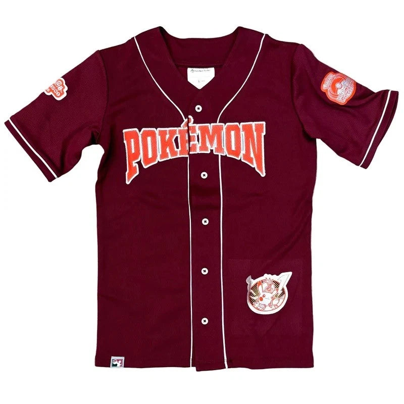 Pokemon: San Francisco Exclusive World 2026 - Baseball Jersey Red - Adult 2XL