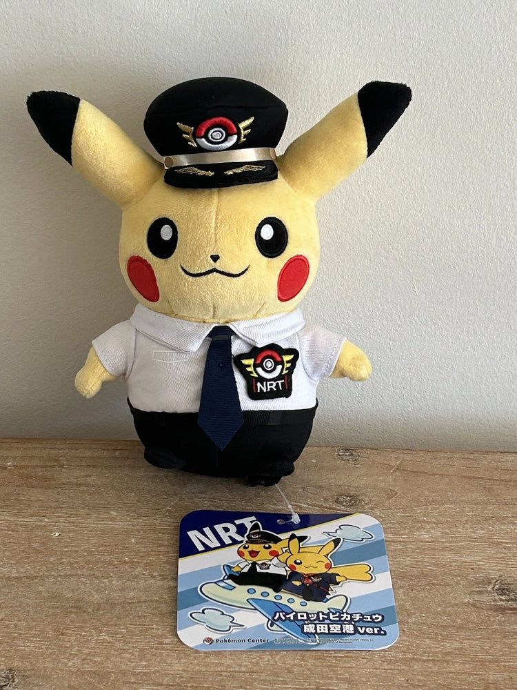 Pokémon Narita Airport Japan Exclusive Pilot Pikachu Plush