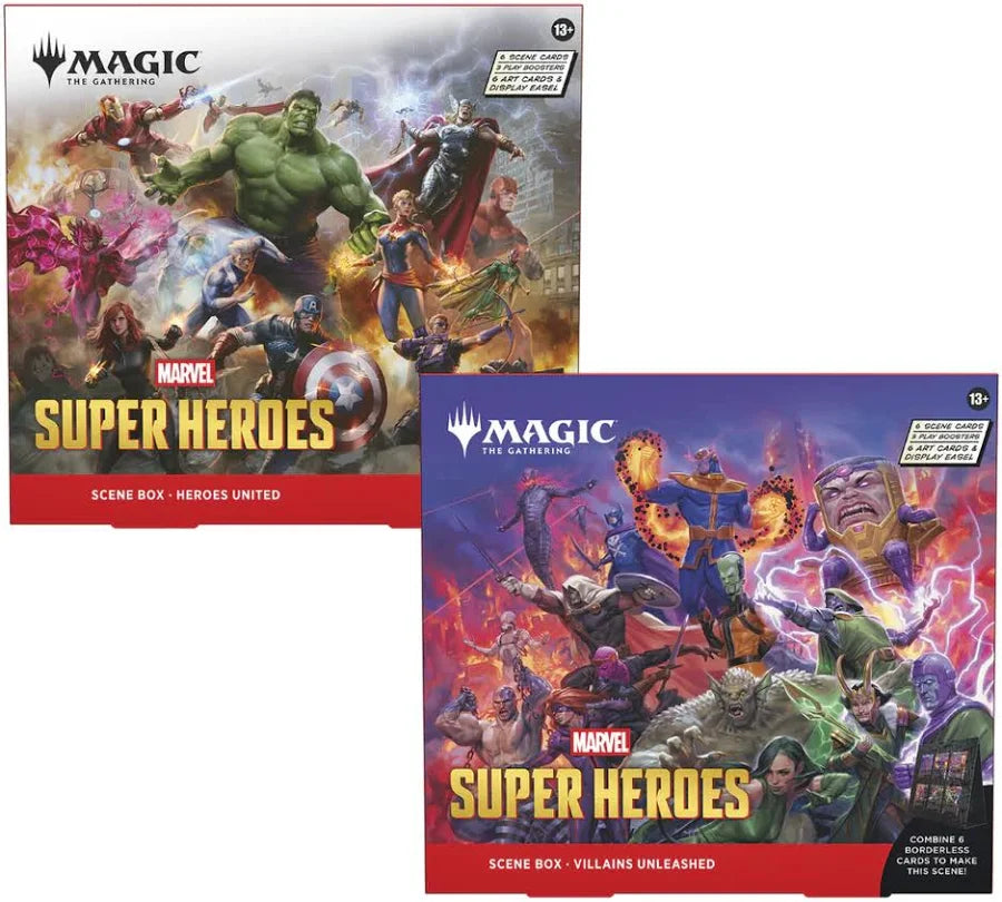 Preorden | Marvel Super Heroes Scene Box - Dúo (Heroes & Villains)