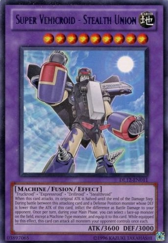 Super Vehicroid - Stealth Union (Purple) [DL12-EN011] Rare 