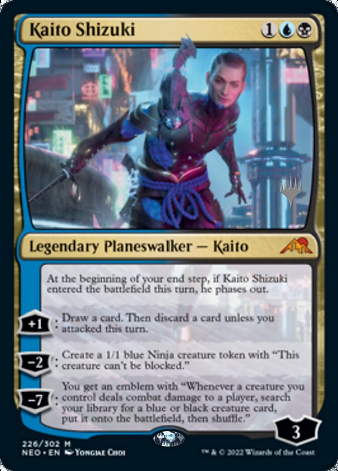 Kaito Shizuki (Promo Pack) [Kamigawa: Neon Dynasty Promos] 