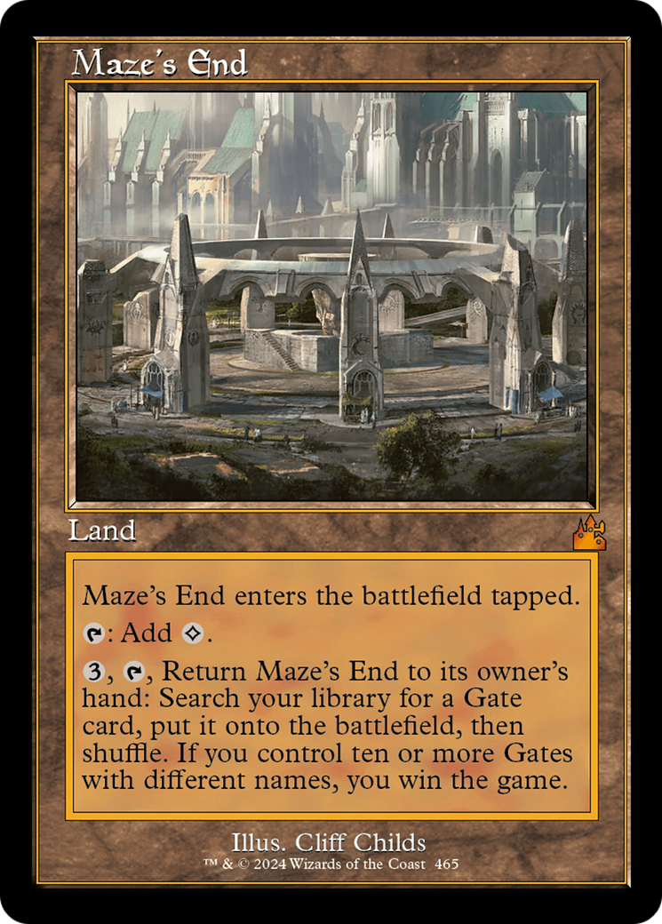 Maze's End (Retro Frame) [Ravnica Remastered] 