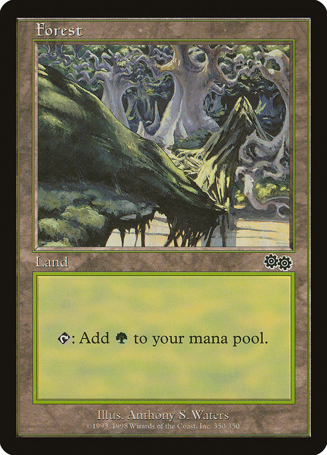 Forest (350) [Urza's Saga] 