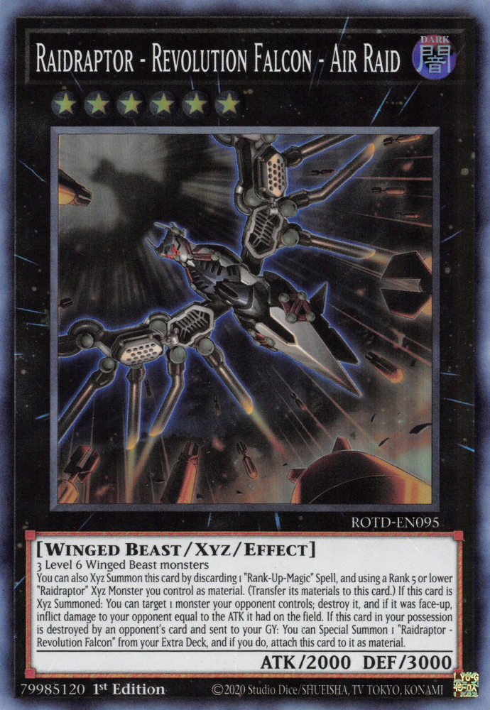 Raidraptor - Revolution Falcon - Air Raid [ROTD-EN095] Super Rare 