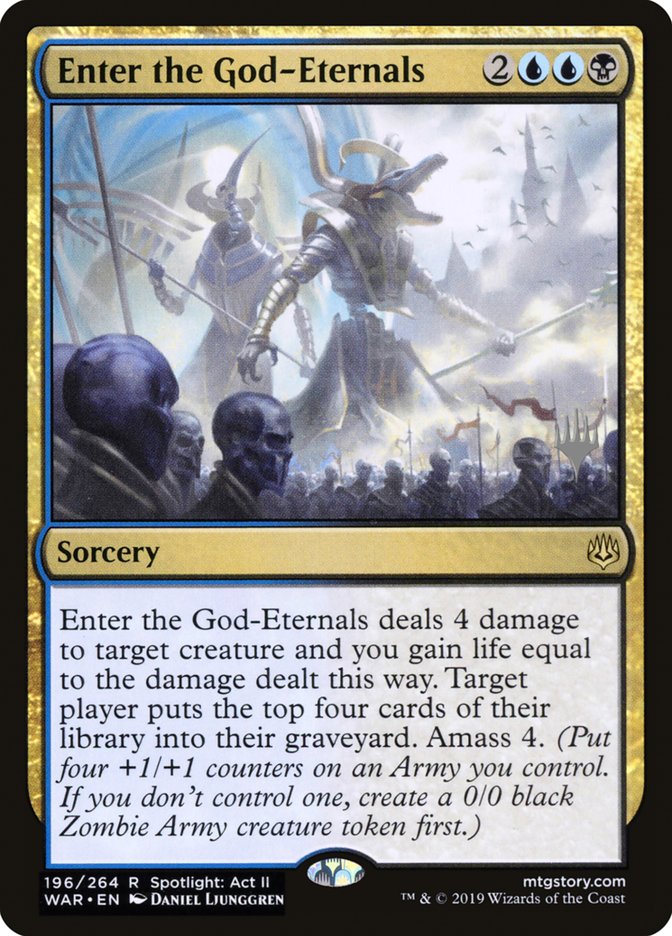Enter the God-Eternals (Promo Pack) [War of the Spark Promos] 