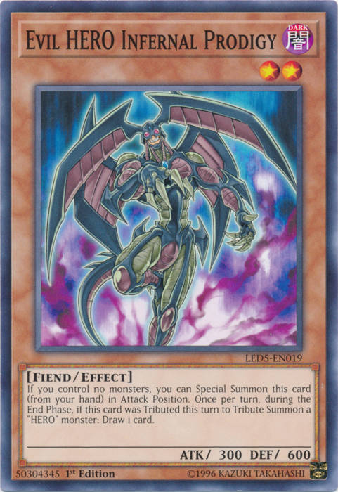 Evil Hero Infernal Prodigy [LED5-EN019] Common 