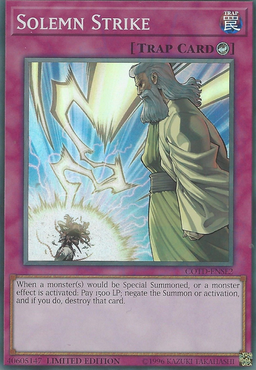 Solemn Strike [COTD-ENSE2] Super Rare 