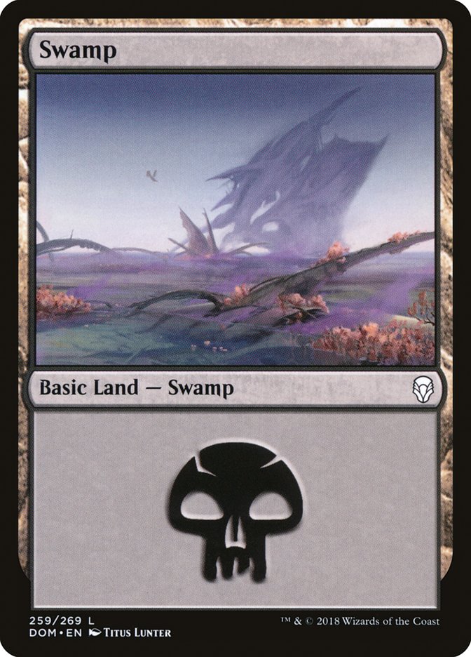 Swamp (259) [Dominaria] 