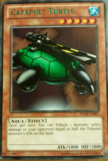 Catapult Turtle (Green) [DL18-EN001] Rare 