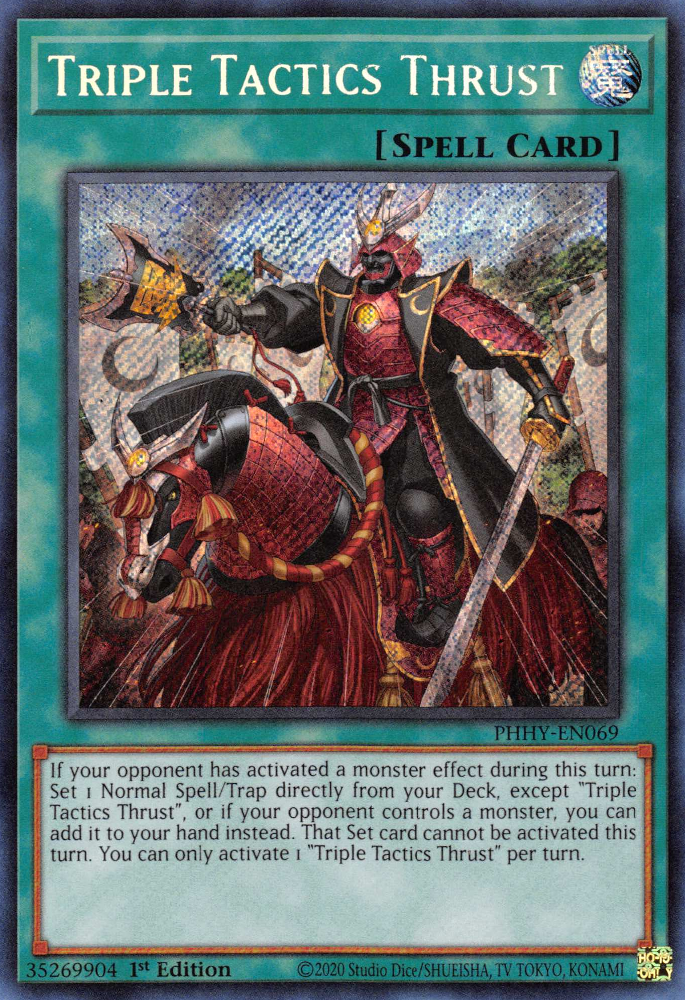 Triple Tactics Thrust [PHHY-EN069] Secret Rare 