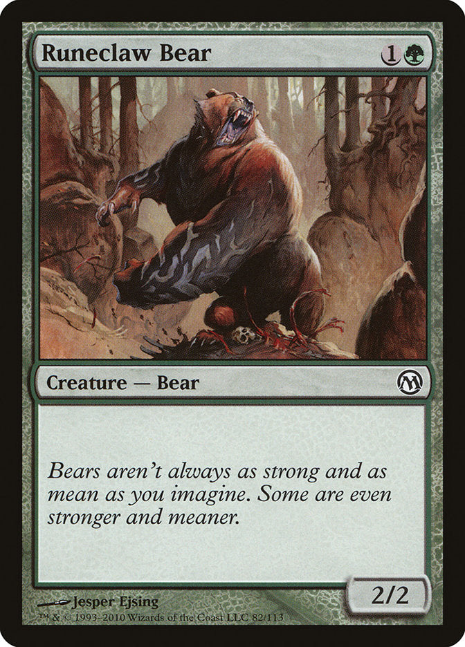 Runeclaw Bear [Duels of the Planeswalkers] 