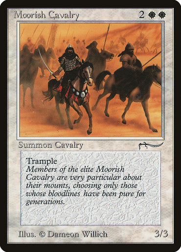 Moorish Cavalry (Light Mana Cost) [Arabian Nights] 