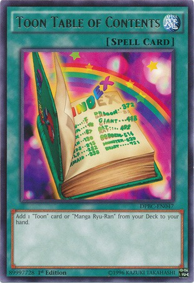 Toon Table of Contents [DPBC-EN047] Rare 