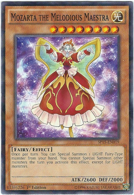 Mozarta the Melodious Maestra [SP15-EN019] Shatterfoil Rare 