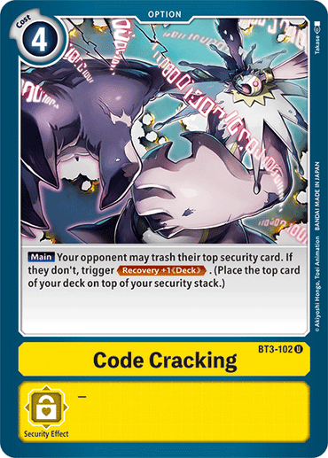 Code Cracking [BT3-102] [Release Special Booster Ver.1.5] 