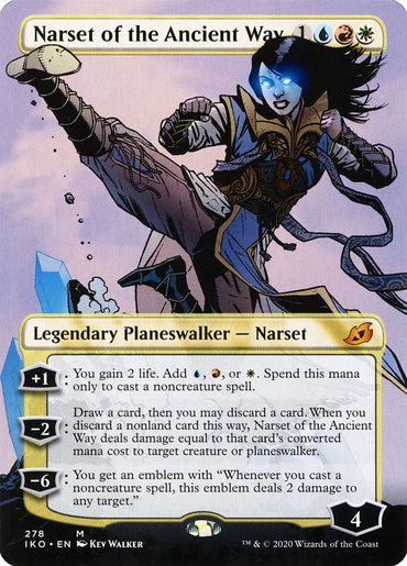 Narset of the Ancient Way (Borderless) [Ikoria: Lair of Behemoths] 