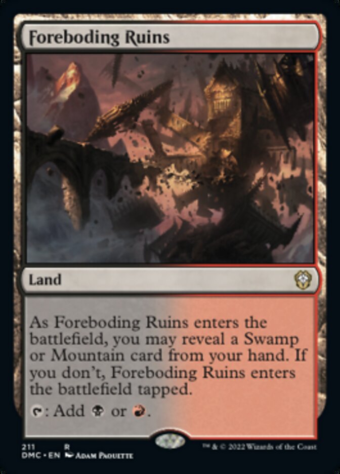 Foreboding Ruins [Dominaria United Commander] 