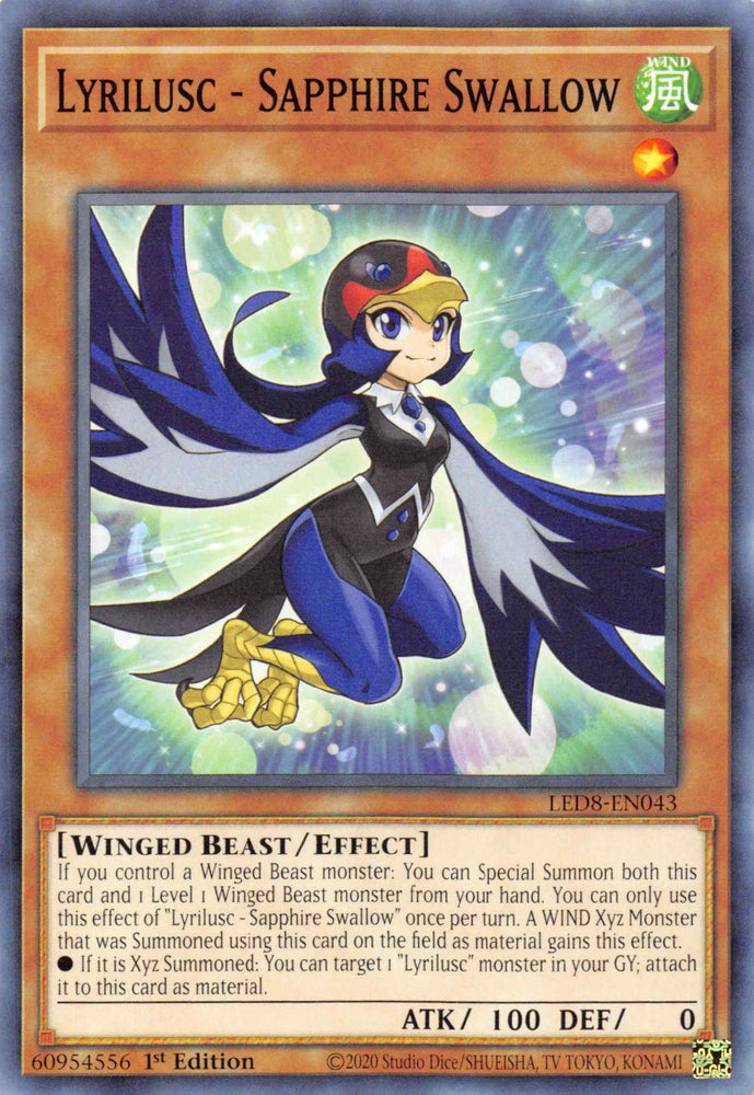 Lyrilusc - Sapphire Swallow [LED8-EN043] Common 