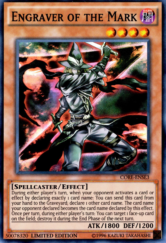 Engraver of the Mark [CORE-ENSE3] Super Rare 