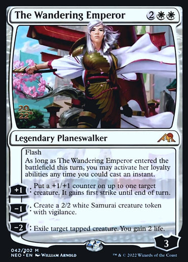 The Wandering Emperor [Kamigawa: Neon Dynasty Prerelease Promos] 