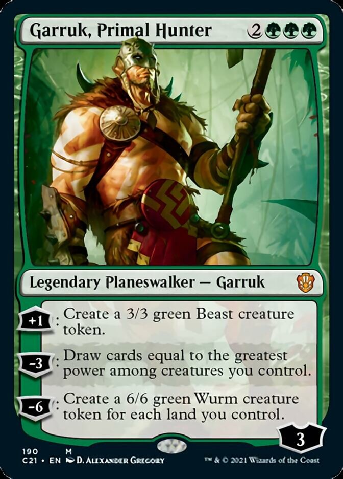 Garruk, Primal Hunter [Commander 2021] 