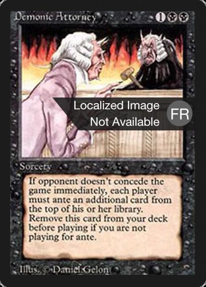 Demonic Attorney [Foreign Black Border] 