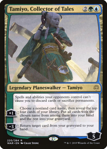 Tamiyo, Collector of Tales (Promo Pack) [War of the Spark Promos] 