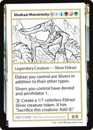 Slivdrazi Monstrosity (2021 Edition) [Mystery Booster Playtest Cards] 