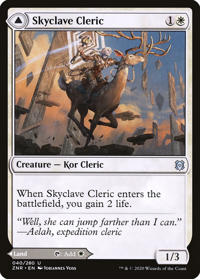 Skyclave Cleric // Skyclave Basilica [Zendikar Rising] 