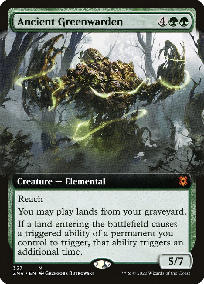 Ancient Greenwarden (Extended Art) [Zendikar Rising] 