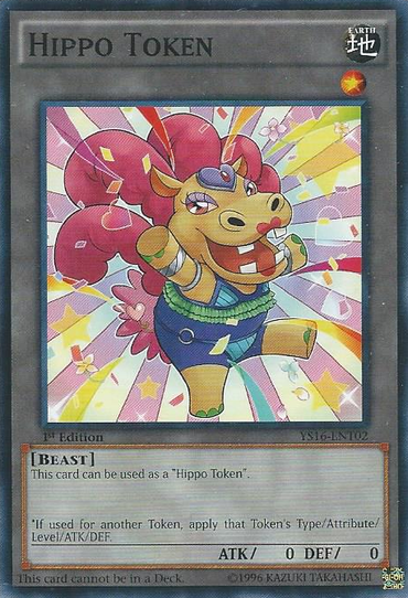 Hippo Token (Yellow) [YS16-ENT02] Common 