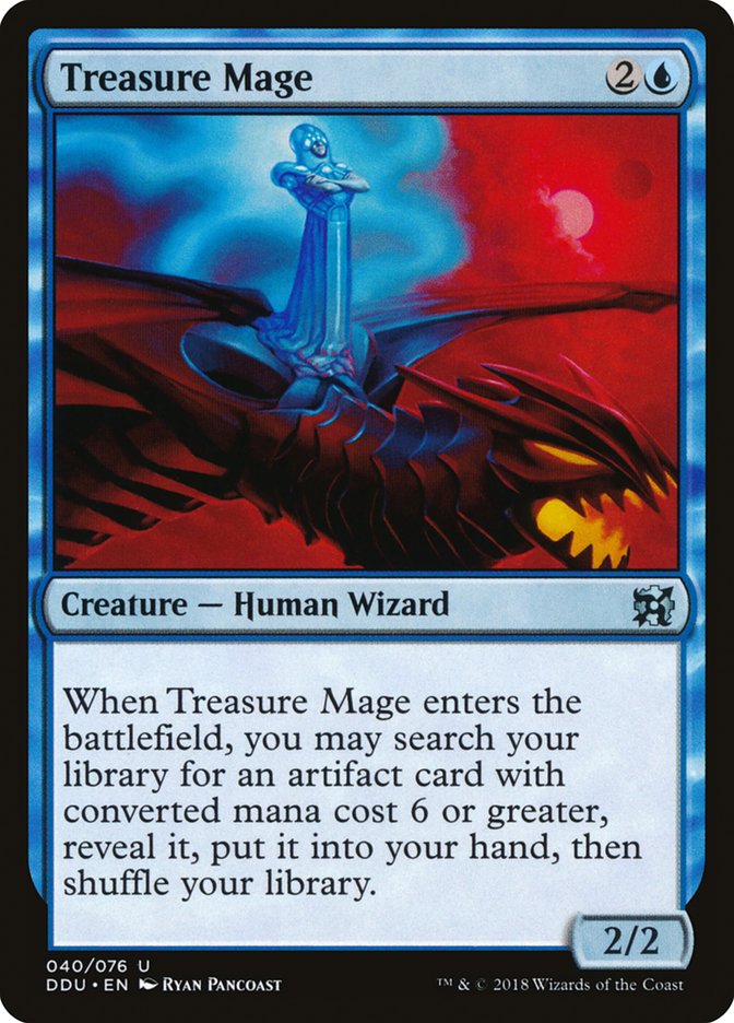 Treasure Mage [Duel Decks: Elves vs. Inventors] 